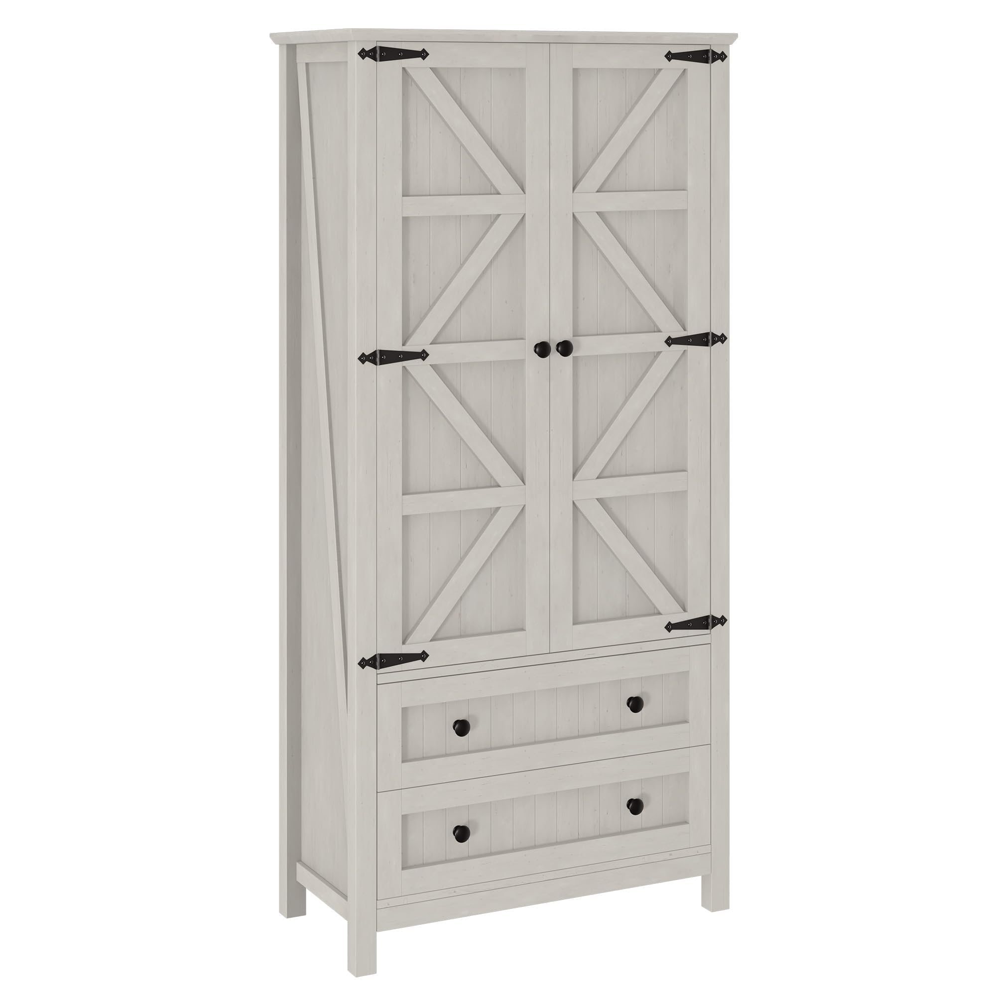 DWVO Farmhouse Kitchen Pantry Cabinet - 64.5