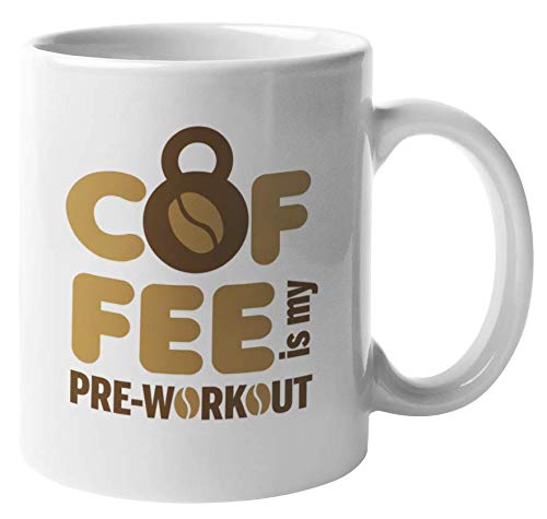 Best Pre-Workout Coffee Mug for Gym Coaches - 11oz Insulated Unique Tea & Coffee Cup - Perfect for Workout Motivation & Fitness Enthusiasts