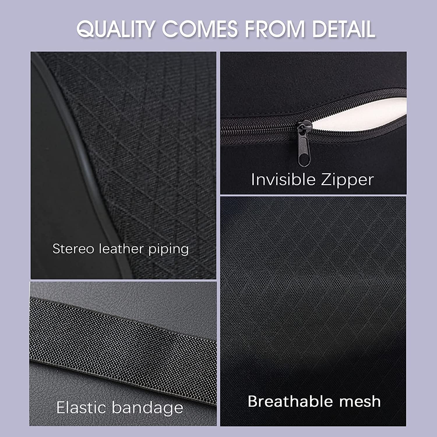 Premium Memory Foam Car Neck Pillow - Ergonomic Neck Support for Drivers & Passengers - Relieves Neck Pain - Fits Most Vehicles, Office Chairs & Travel - Black (Pack of 1) - Perfect for Long Drives, Commuting & Work Comfort