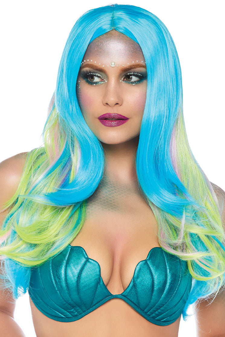 Mystic Hue Long Wig - Premium Synthetic Hair Extensions for Women, Natural Look & Comfortable Wear - Perfect for Cosplay, Halloween, Parties & Daily Styling