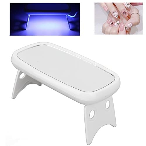Mini UV LED Nail Lamp - 8W USB Portable Gel Nail Dryer for All Gel Polish, Fast Curing Light with Mouse Shape Design | Perfect for Home Manicures, Salon Nail Art & Travel Nail Care