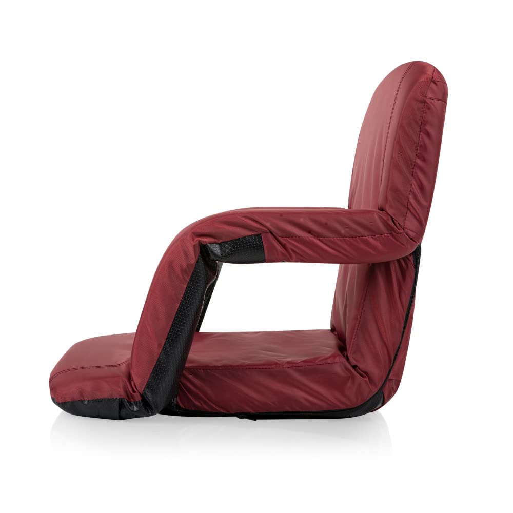 Washington Commanders NFL Reclining Stadium Seat with Back Support - Portable Bleacher & Beach Chair for Outdoor Sports, Picnics, and Relaxation (Burgundy) | Perfect for Football Games, Camping, and Beach Outings