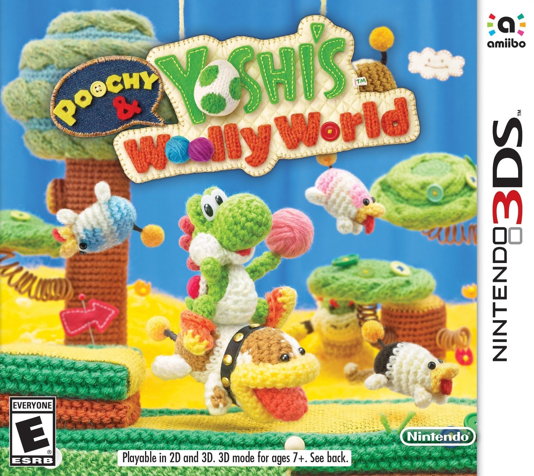 Poochy & Yoshi's Woolly World - Nintendo Wii U Game | Adorable Platform Adventure for Kids & Adults | Perfect for Family Game Nights & Co-op Play