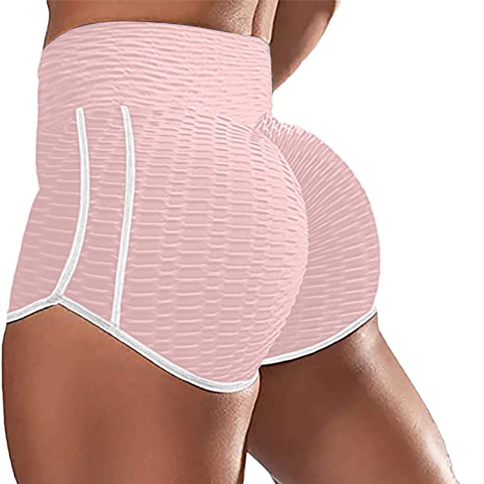 Posijego Women's High Waisted Bodycon Shorts - Tummy Control Compression Shorts for Summer & Fall - Office Work & Casual Wear - Slimming Shapewear for Everyday Comfort