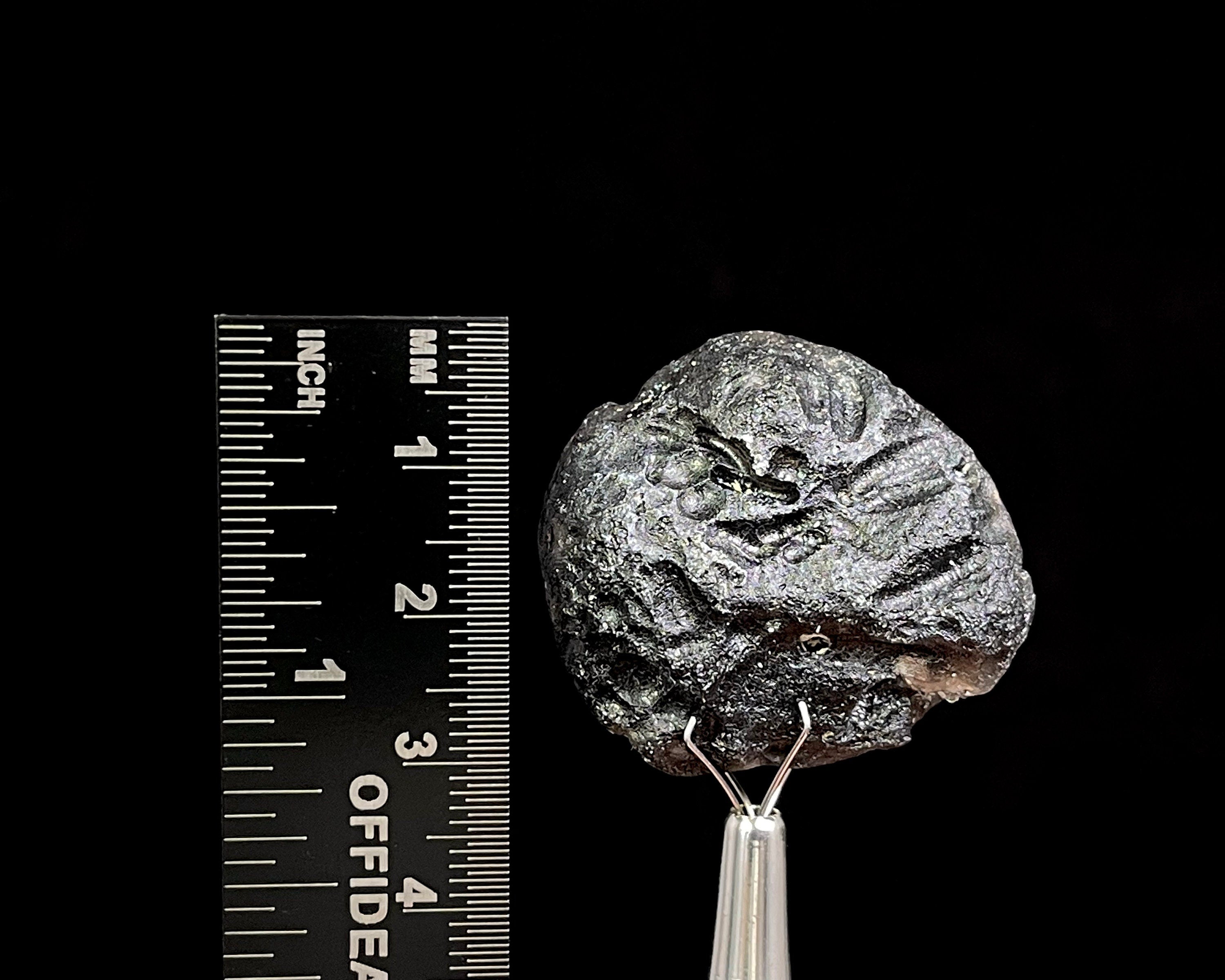 COLOMBIANITE Raw Crystal - High Grade Obsidian & Tektite | Metaphysical Healing Stones for Chakra Balancing & Energy Work | 45636 | Perfect for Meditation, Reiki, and Spiritual Healing