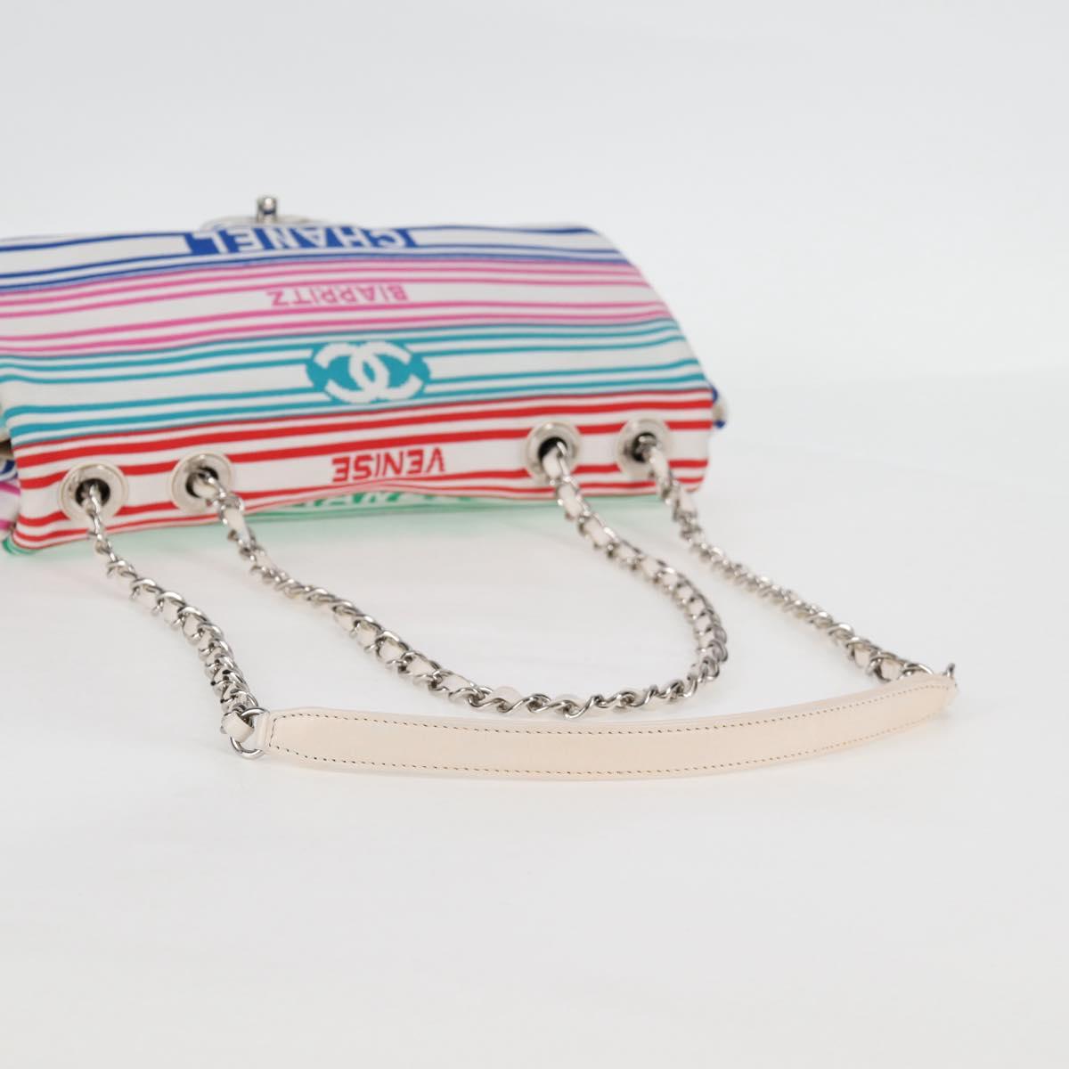 Biarritz Striped Knit Shoulder Bag for Women - Stylish Crossbody Purse for Travel, Shopping, and Everyday Use