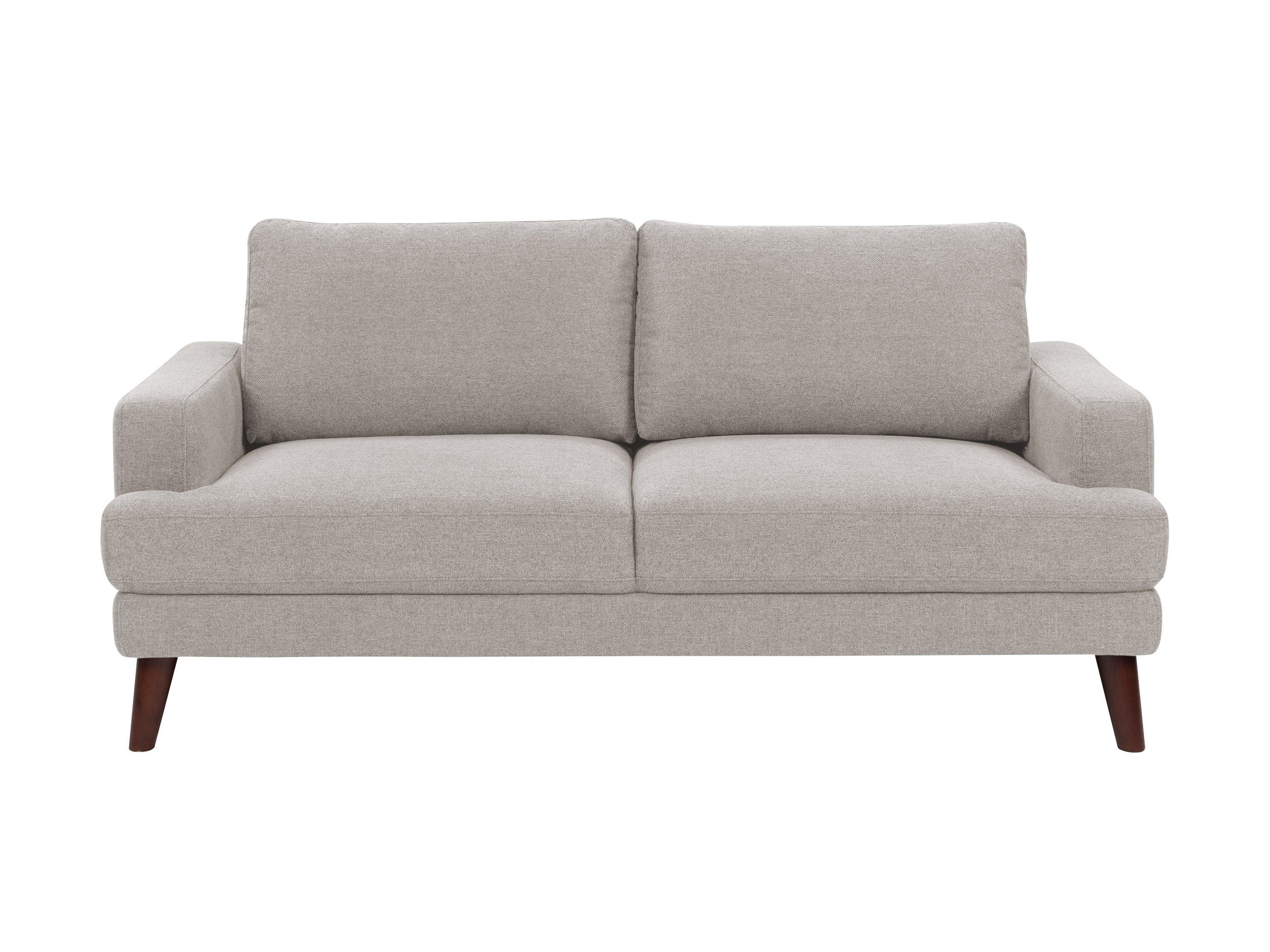 Luxury Fabric Sofa - Modern Comfortable Living Room Couch for Home, Office & Lounge - Soft Upholstered Sectional Sofa with Pillows - Perfect for Relaxing, Entertaining & Small Spaces