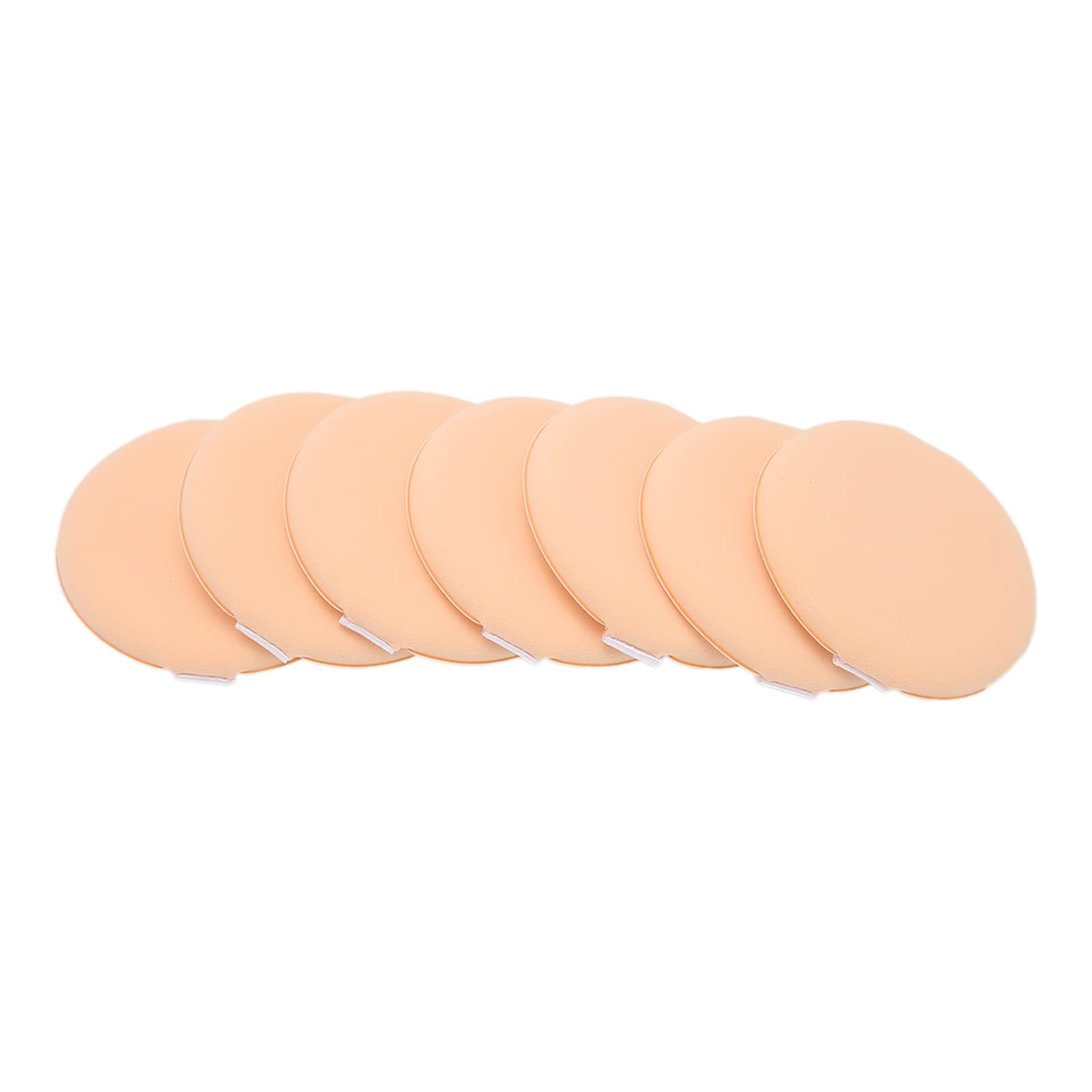 7-Piece Premium Powder Puff Set for Loose & Setting Makeup - Soft Cosmetic Sponge Applicators (Skin Tone) - Perfect for Daily Makeup, Professional Salon Use & Travel Touch-Ups