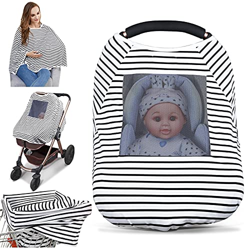 Black and White Stripes Mesh
