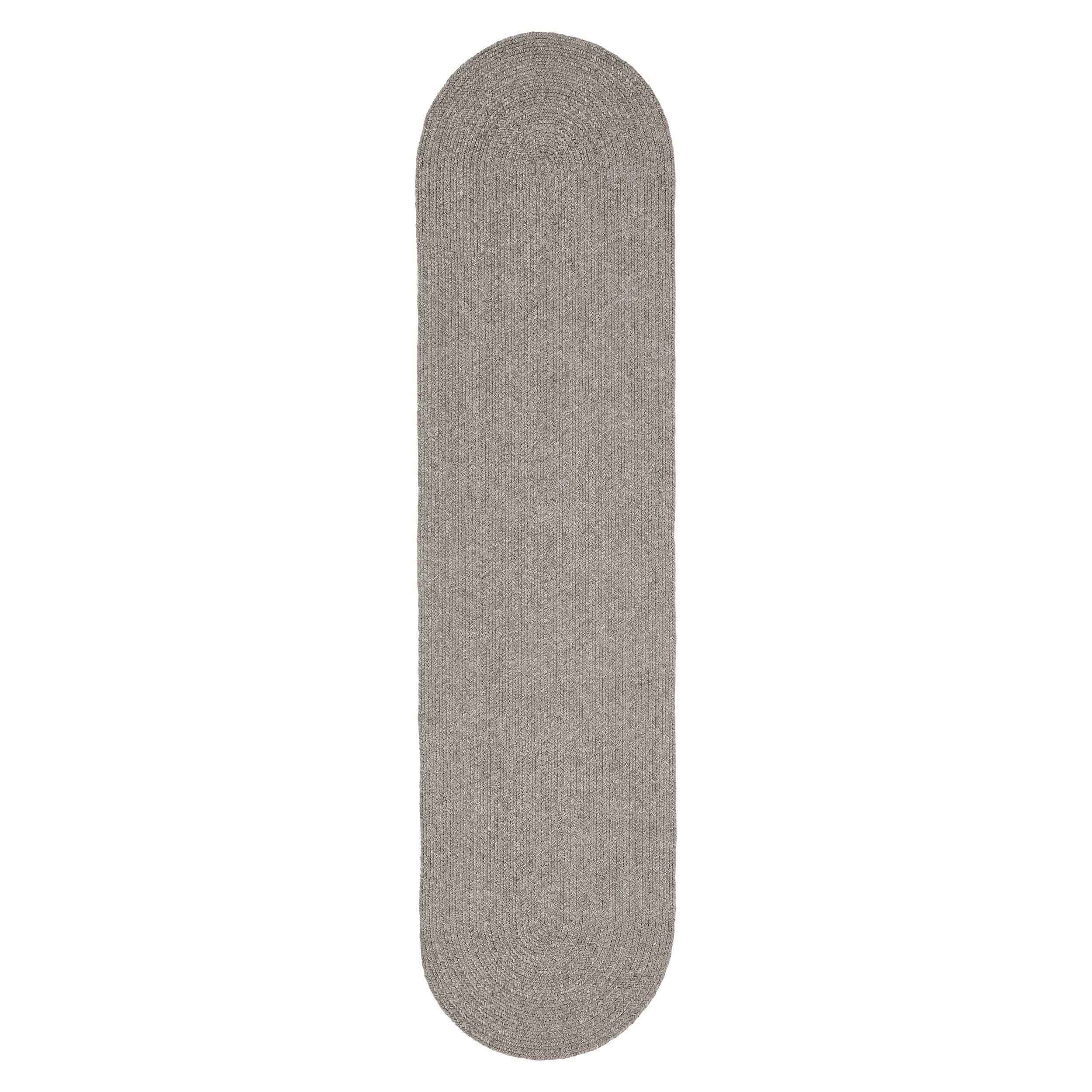 Classic Braided Area Rug - Non-Slip Indoor/Outdoor Oval Rug for Living Room, Bedroom, Patio & Deck - Soft & Durable Home Decor