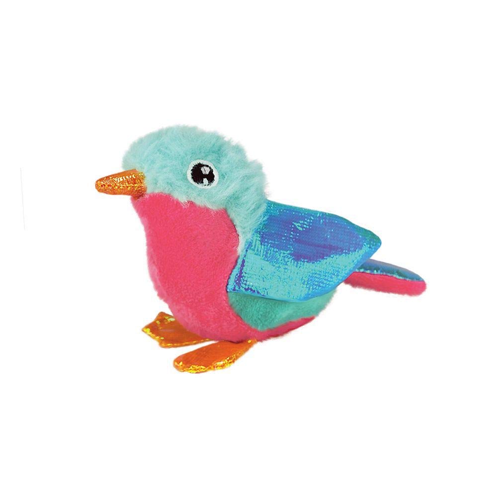 KONG Company 38746205: TCrackles Tweetz Interactive Catnip Toy for Cats - Fun Bird-Shaped Plaything to Stimulate Hunting Instincts & Provide Hours of Entertainment (Great for Indoor Play & Exercise)