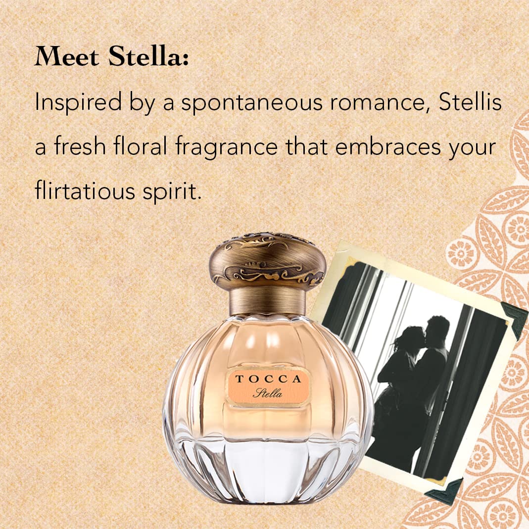 Tocca Stella Perfume for Women - 1.7oz (50ml) Fresh Floral Eau de Parfum with Blood Orange, Freesia & Spicy Lily Notes | Long-Lasting Fragrance for Daily Wear, Date Night & Special Occasions