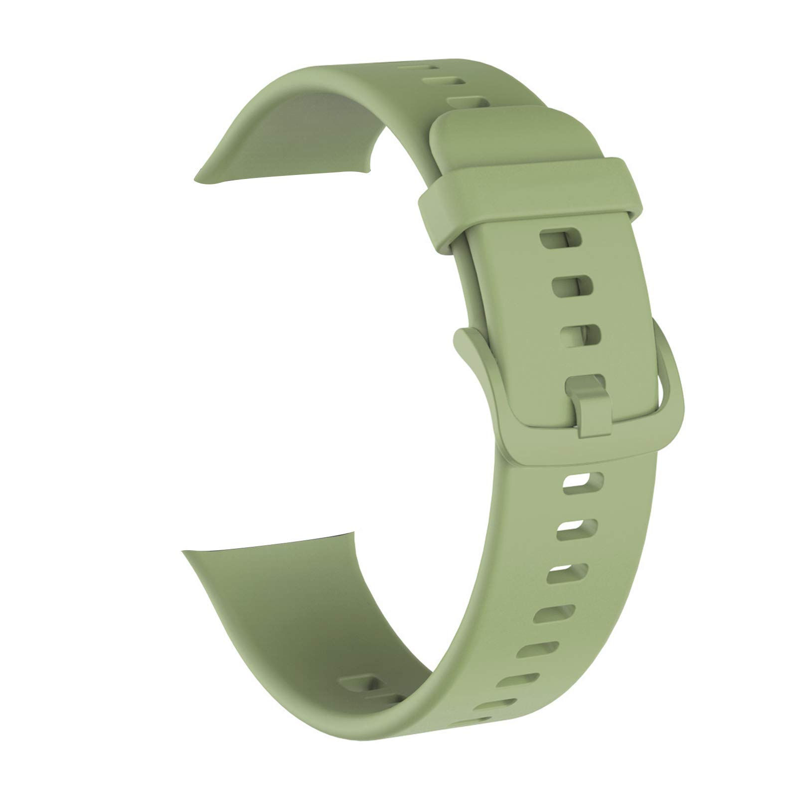 Soft Silicone Watch Band for Huawei Watch Fit TIA-B09/B19 - Green 20mm Fitness Strap for Sports & Daily Wear