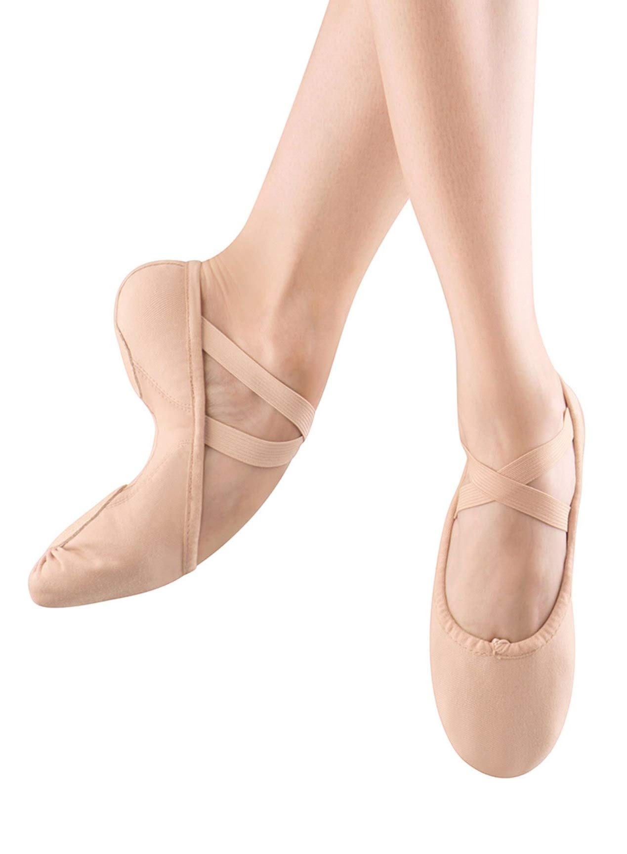 Bloch Women's Proflex Canvas Dance Shoe - Lightweight Ballet Slippers for Ballet, Jazz & Contemporary Dance (Pink, Size 2 C US) - Perfect for Dance Classes, Performances & Practice