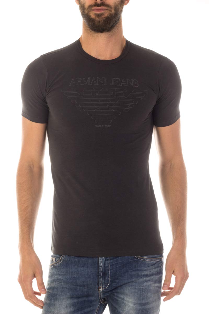 Premium Men's Italian Eagle Graphic T-Shirt - Bordeaux Red, Size Large - Casual Wear & Street Style Fashion