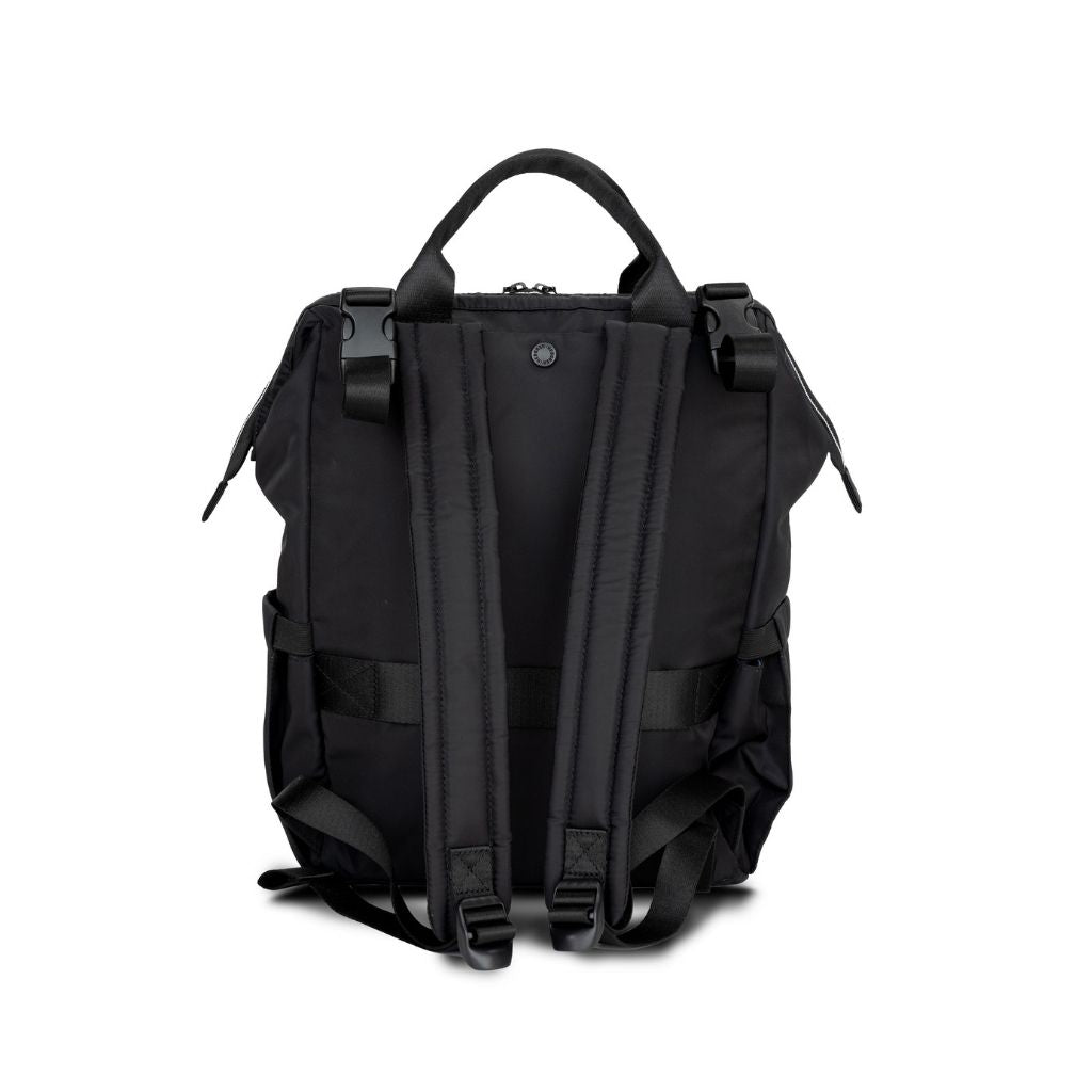 Hedgren Cherub Baby Backpack with Changing Mat - Black | Waterproof Diaper Bag for Travel, Daycare & Outdoor Adventures | Perfect for Parents & Caregivers