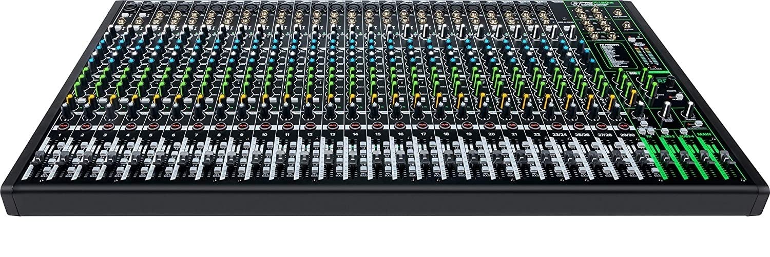Mackie ProFX30v3 30-Channel Professional Audio Mixer with USB Interface & Built-In Effects - Perfect for Live Sound, Studio Recording & Podcasting
