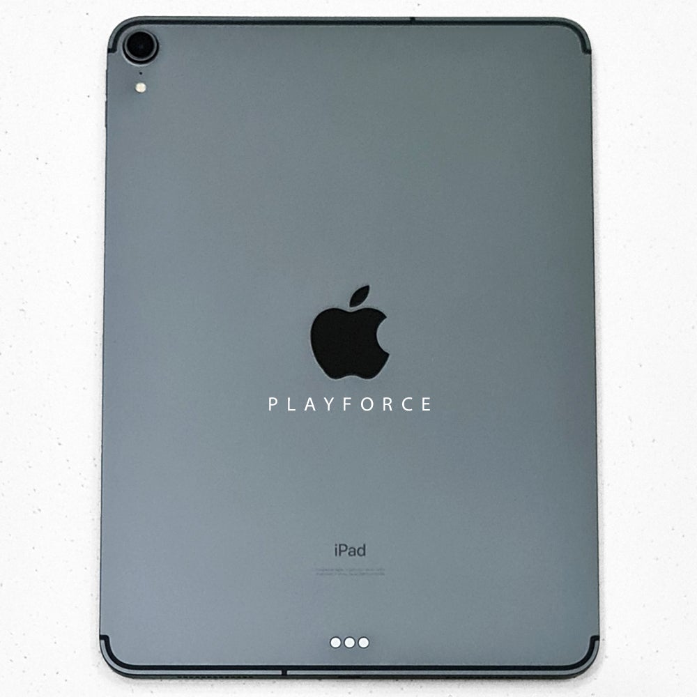 Apple iPad Pro 11-inch 1st Generation (256GB, Wi-Fi + Cellular, Space Gray) - Powerful Tablet for Work, Study & Entertainment