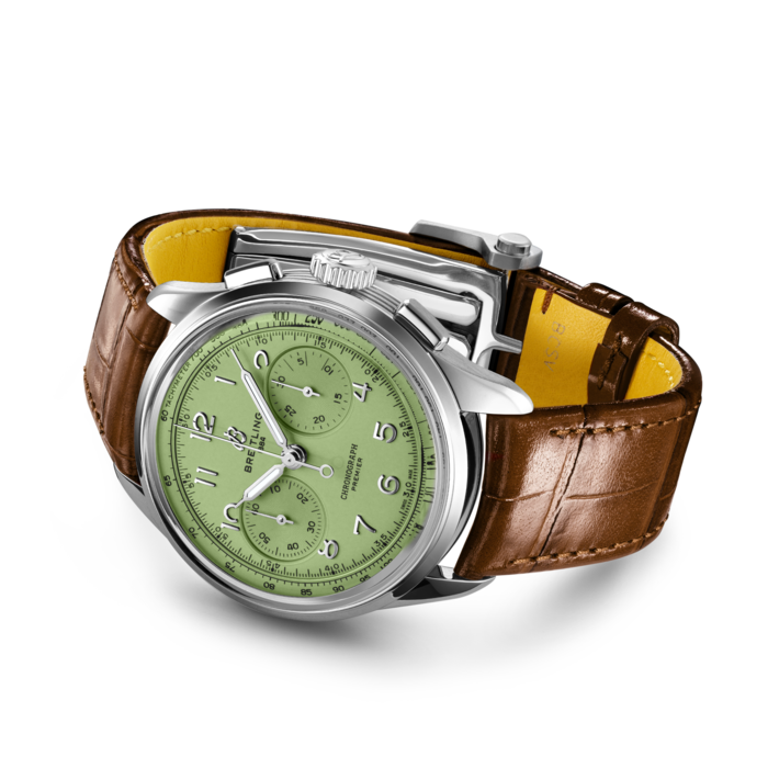 Breitling Premier B09 Chronograph 40mm Stainless Steel Unisex Watch - Luxury Automatic Chronograph Timepiece for Men & Women | Perfect for Business, Formal Events & Everyday Wear