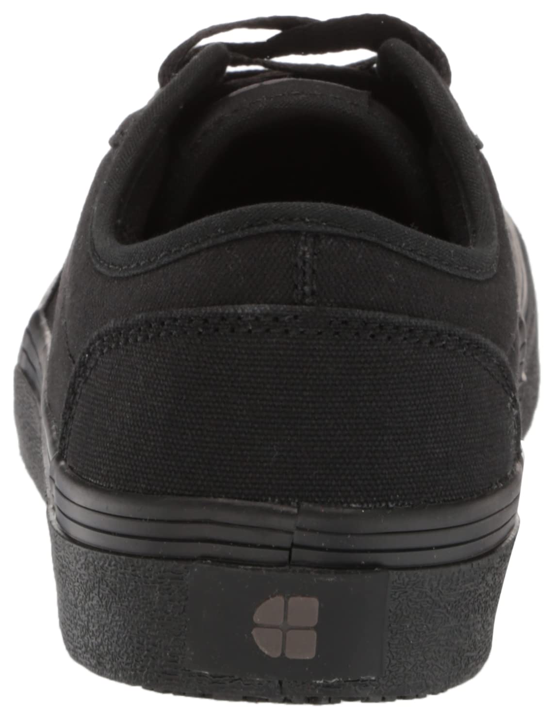 Slip Resistant Work Sneakers for Men & Women - Non-Slip Food Service Shoes, Waterproof Canvas Safety Shoes in Black/Grey | Ideal for Restaurant, Kitchen & Hospitality Workers