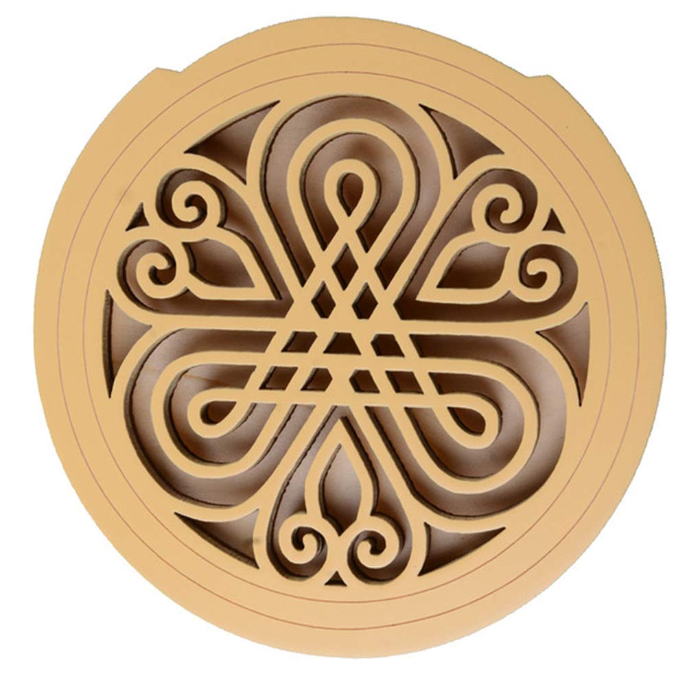TwoS Guitar Sound Hole Covers - Anti-Feedback & Noise Reduction Device for Acoustic Guitars | Wooden Guitar Accessories for Stage Performance & Recording Studio Use