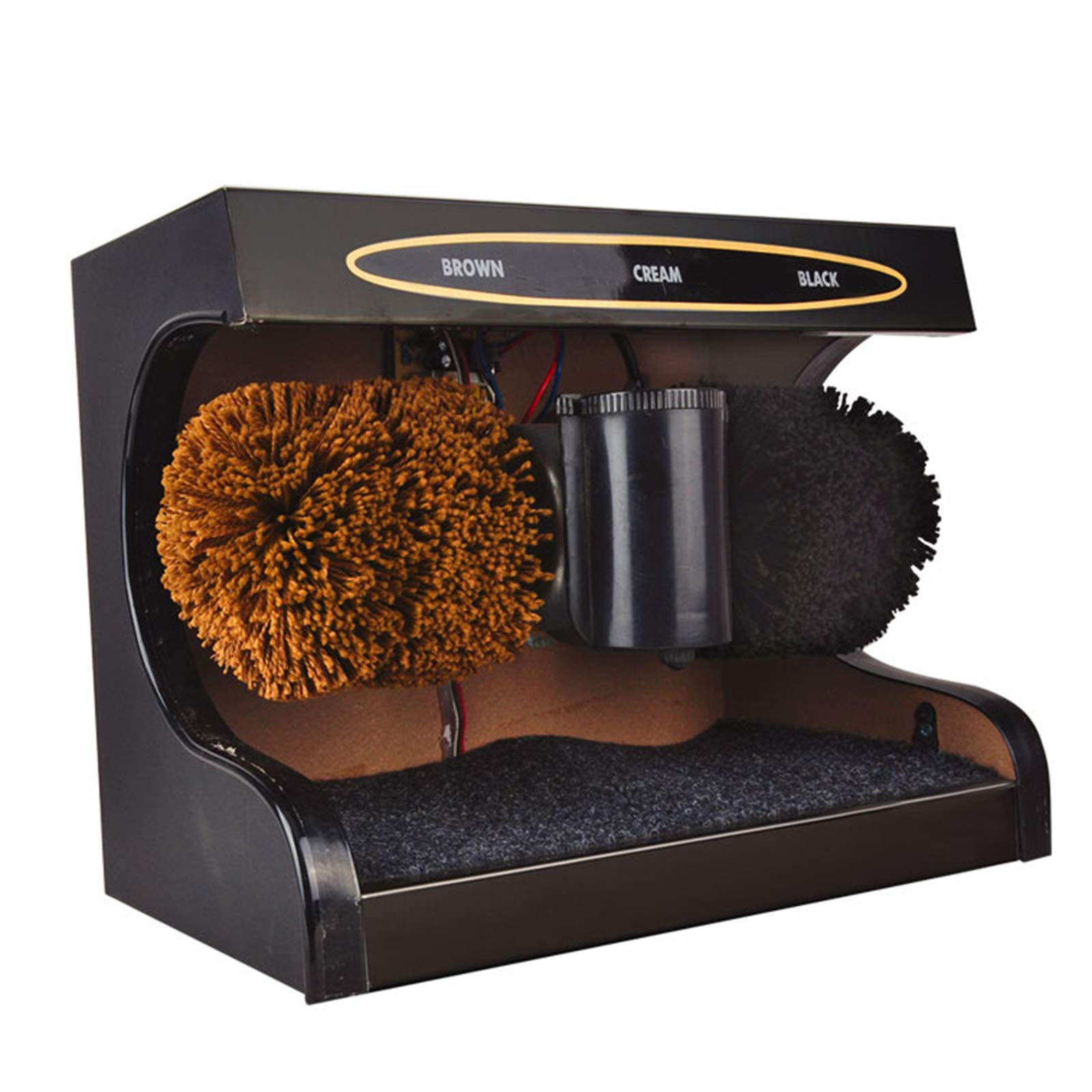 Automatic Induction Shoe Polisher Machine - Electric Shoe Cleaner & Leather Care Kit with Stainless Steel Design for Dust Removal & Polishing | Perfect for Home, Office & Travel Shoe Maintenance