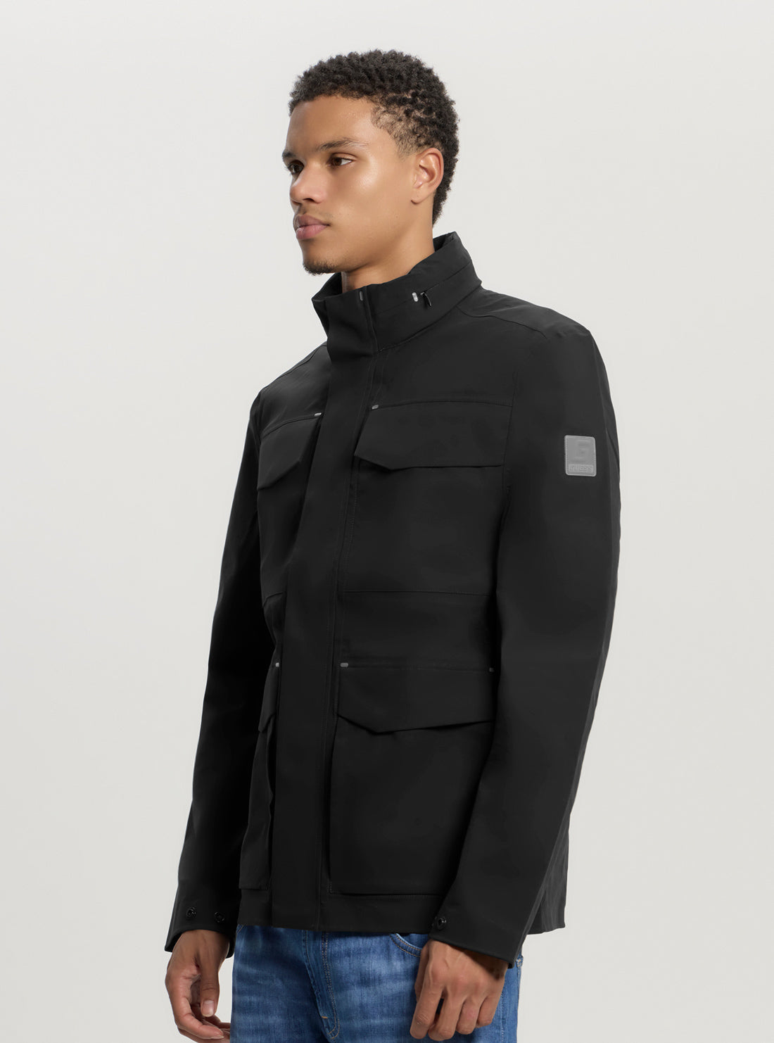 Black Dunwich Jacket - Stylish Waterproof Windbreaker for Men & Women | Perfect for Hiking, Travel & Outdoor Adventures