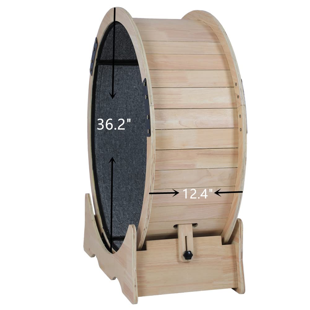 Premium Cat Exercise Wheel - Interactive Workout Toy for Indoor Cats | Fun Fitness Trainer for Active Play & Weight Management - Perfect for Small Apartments & Playrooms