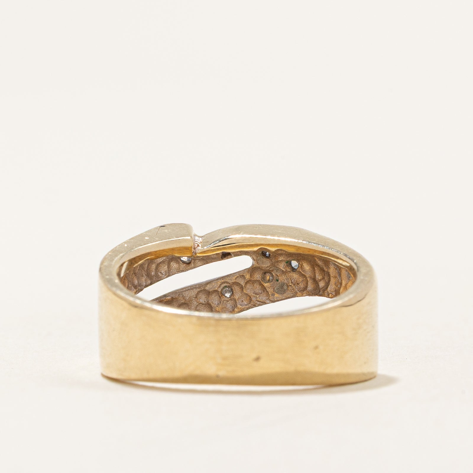 Diamond 'S' Initial Ring - 0.035ctw Genuine Diamond, Size 4.5 - Perfect for Birthdays, Anniversaries & Personalized Gifts