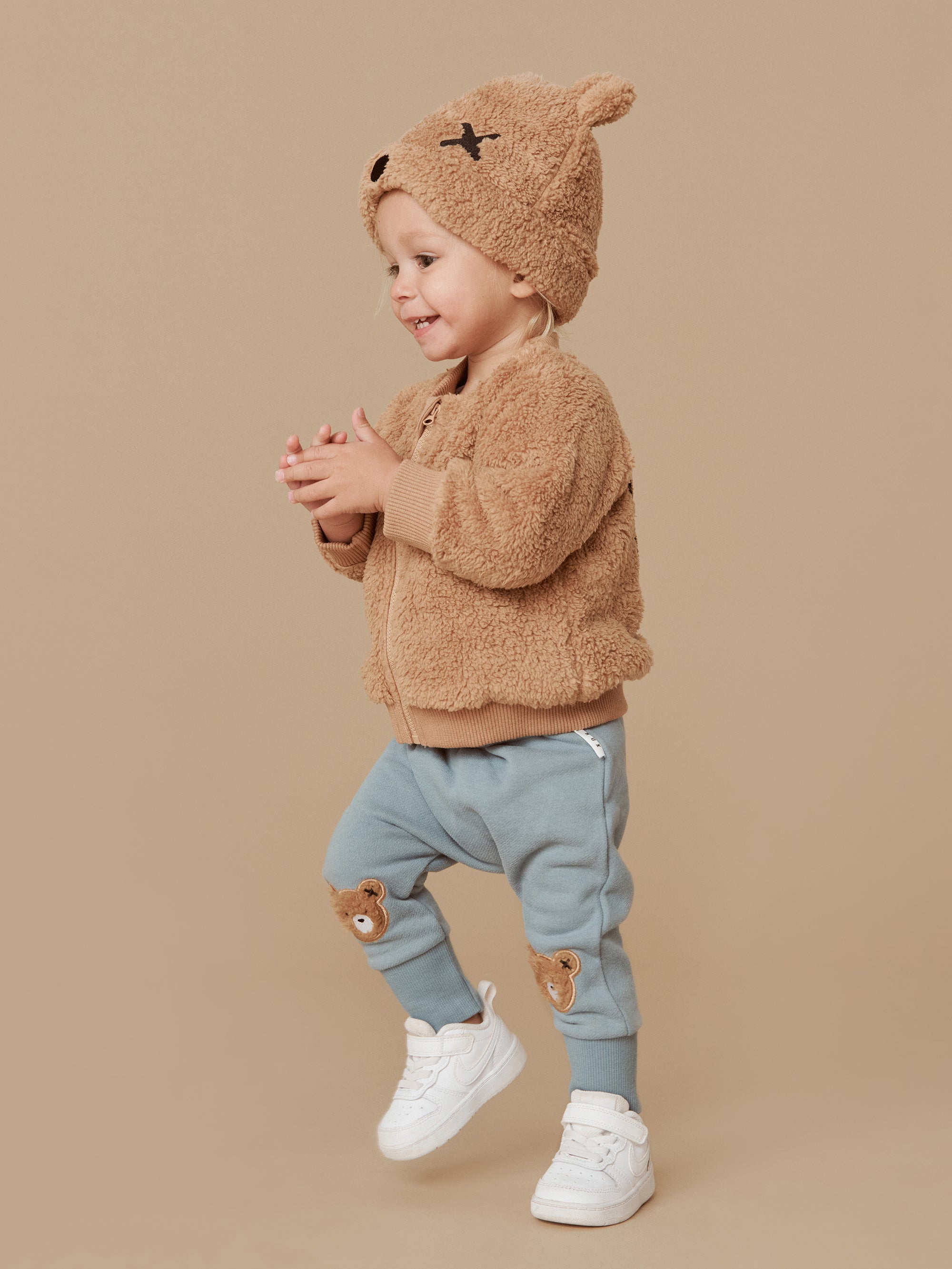 Huxbaby Soft Teddy Bear Fur Beanie Hat for Women & Men - Winter Warm Knit Hat for Outdoor Activities, Skiing, Snowboarding, and Casual Wear