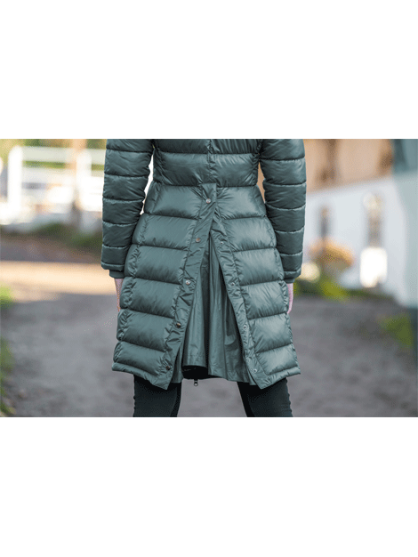 Covalliero Long Quilted Winter Coat for Women - Warm Insulated Puffer Jacket with Hood | Perfect for Snow, Skiing & Cold Weather Outdoors