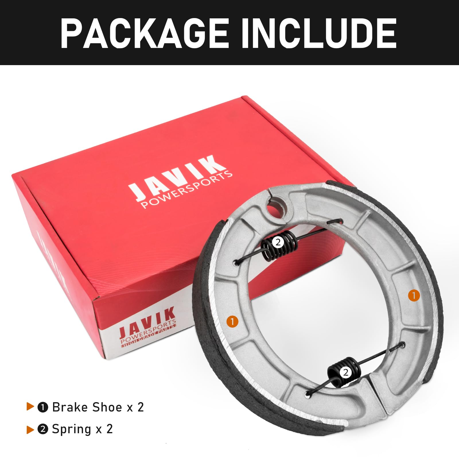 Yamaha Bear Tracker 250 Brake Shoes - Front & Rear for Off-Road Adventures