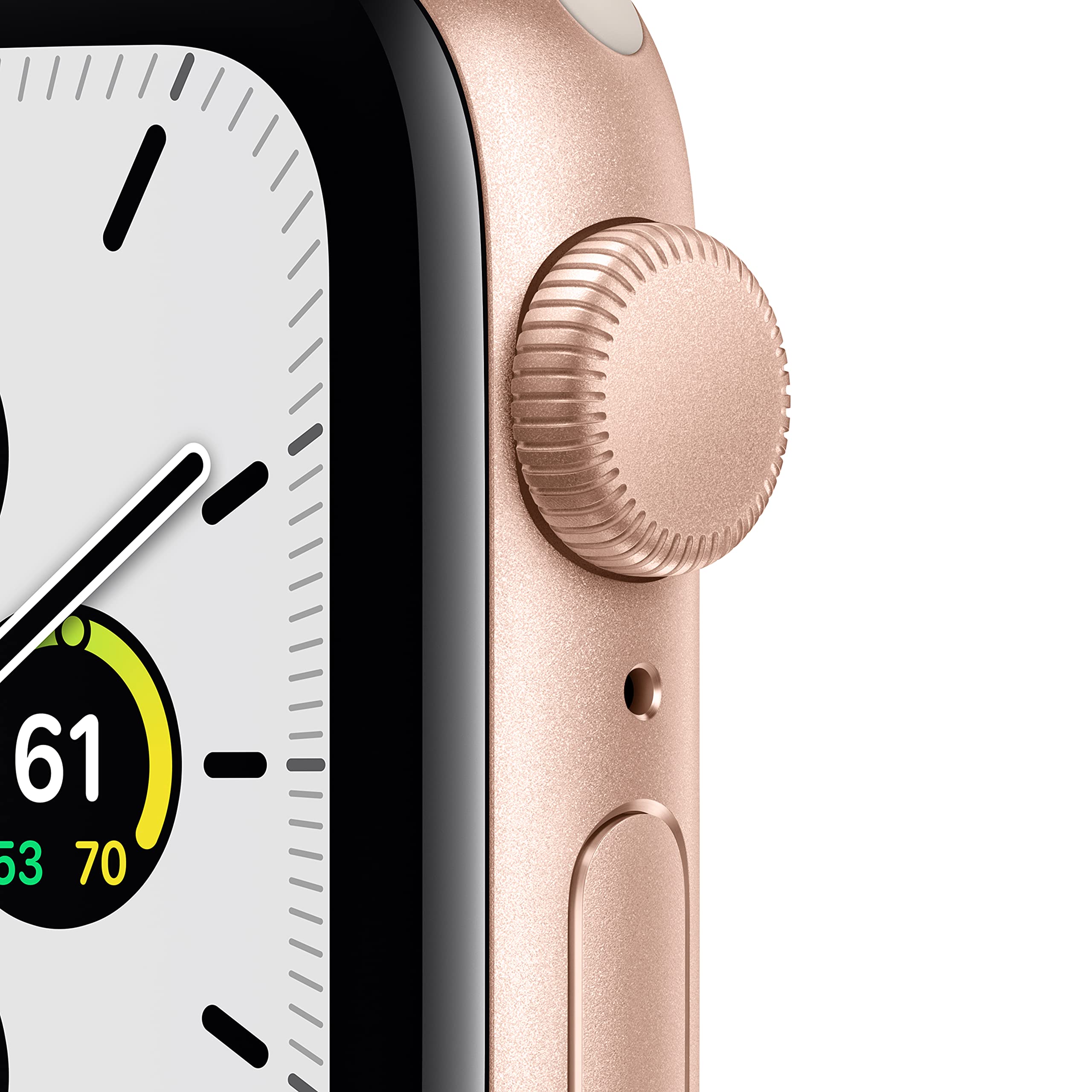Apple Watch SE (GPS, 40mm) - Gold Aluminum Case with Starlight Sport Band - Smart Watch for Fitness Tracking & Notifications - Includes AppleCare+ Protection - Perfect for Running, Workouts & Daily Use