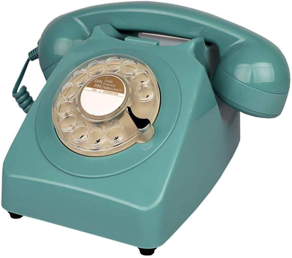 Vintage Retro Rotary Phone - Classic Antique Corded Telephone with Rotating Dial for Home, Office & Hotel - Fixed Landline Desk Phone (Color: #4) | Perfect for Vintage Decor, Themed Parties & Nostalgic Gifts