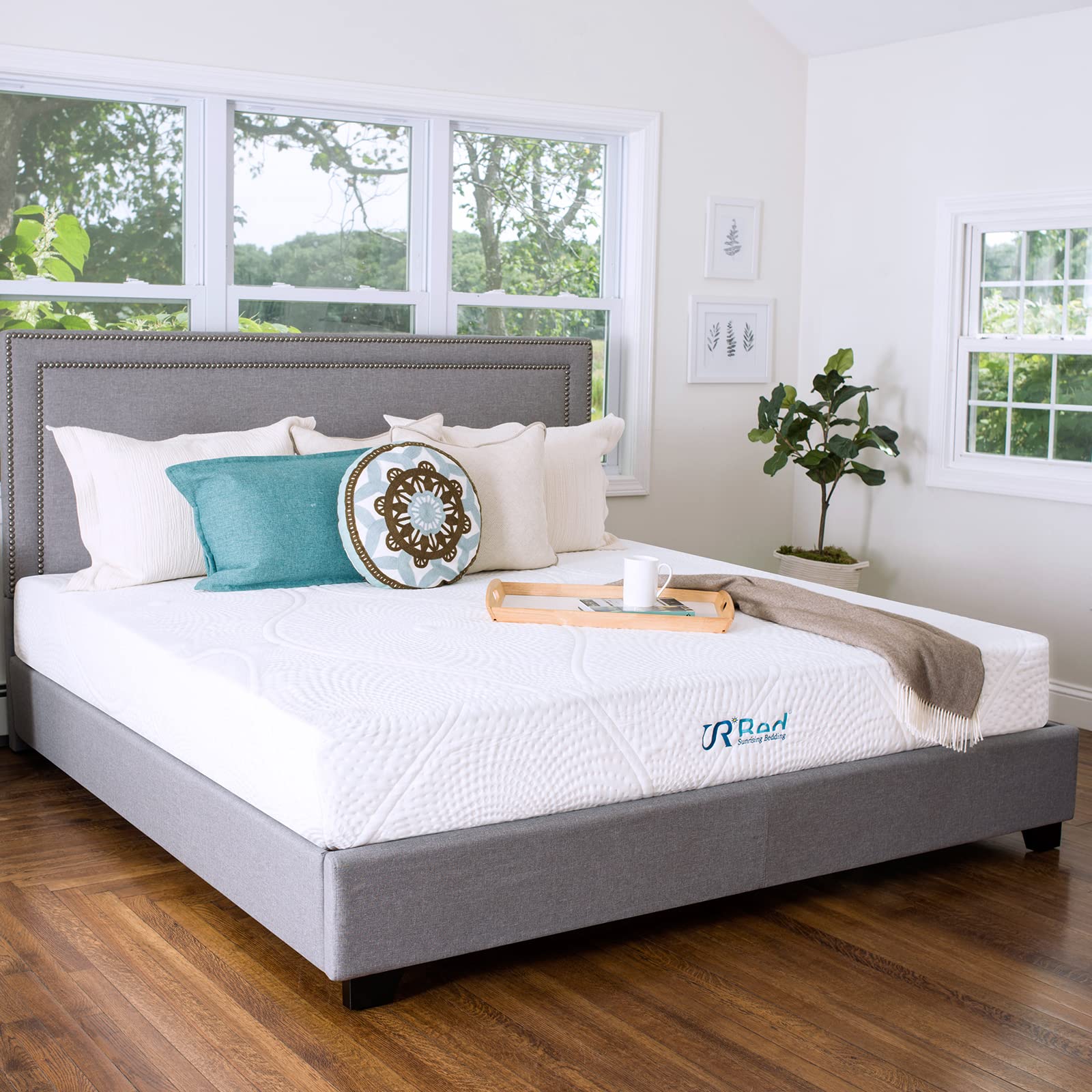 8 Inch King Size Memory Foam Mattress for Back Pain Relief - Cooling Gel Technology for Cooler Sleep - CertiPUR-US Certified, Fiberglass-Free - Bed in a Box with 120-Night Trial & 20-Year Warranty - Perfect for Hot Sleepers, Couples & Side Sleepers