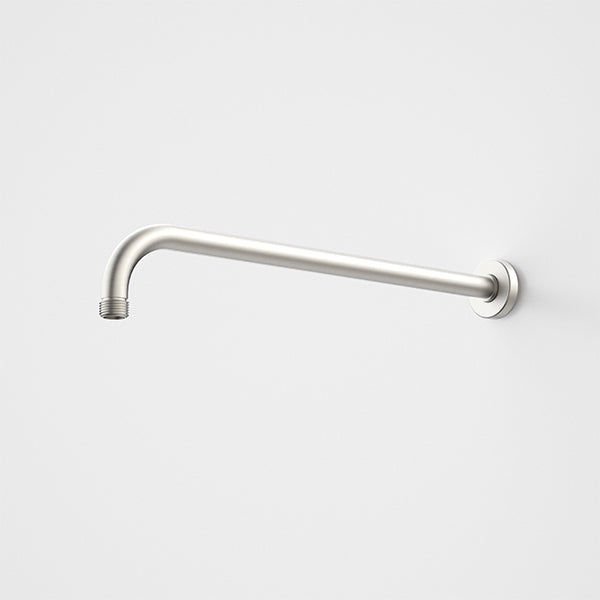 Caroma Urbane II Right Angle Shower Arm in Brushed Nickel Finish - Perfect for Modern Bathroom Renovations and Space-Saving Shower Installations
