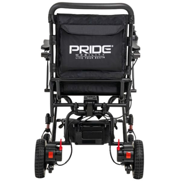 Pride Jazzy Carbon Travel Lite Power Wheelchair - Lightweight Portable Mobility Scooter for Adults & Seniors - Perfect for Air Travel, Shopping Malls & Outdoor Adventures