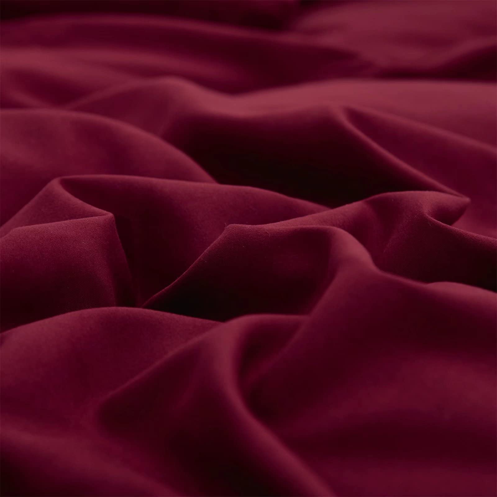 Houseri Burgundy Comforter Set - Twin Size Wine Red Bedding Set for Kids | Soft Quilt Blanket for Toddler Girls & Boys | Noble Bordeaux Red Comforter | Perfect for Nursery, Bedroom & Sleepovers