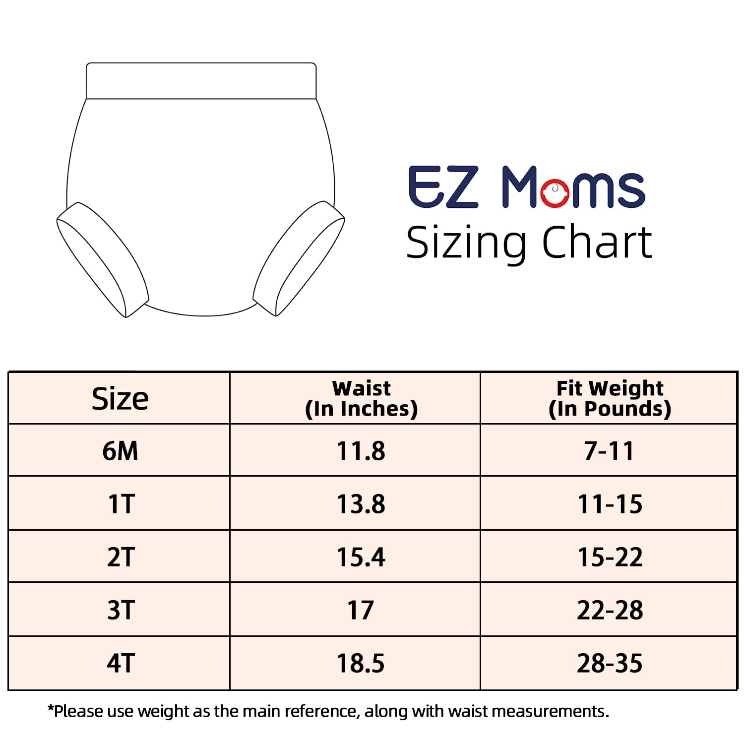 EZ Moms 2-Pack Reusable Baby Swim Diapers - Soft & Silky Washable Toddler Swimwear for Girls 3T | Perfect for Pool, Beach & Water Play | Infant Swim Diaper 3T