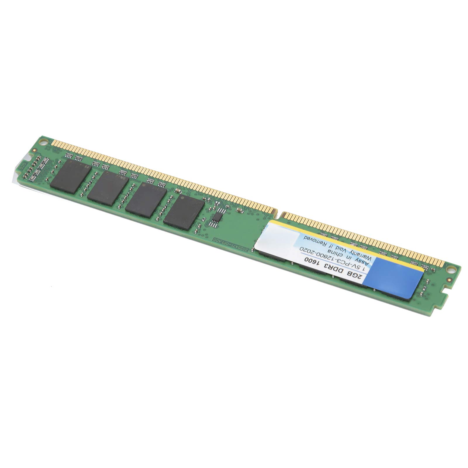 2GB DDR3 240-Pin 1600MHz PC3-12800 1.5V Memory Module for Desktop & Laptop Upgrade, Enhanced Performance for Gaming and Multitasking