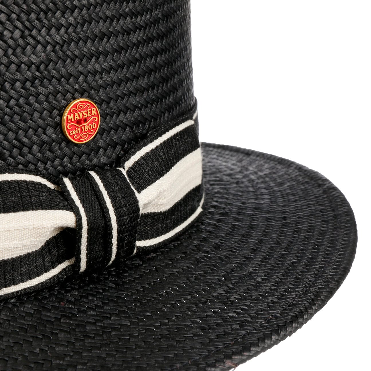 Premium Gondolo Boater Panama Hat by Mayser - Classic Straw Fedora for Men & Women - Perfect for Summer, Beach, Weddings & Outdoor Events