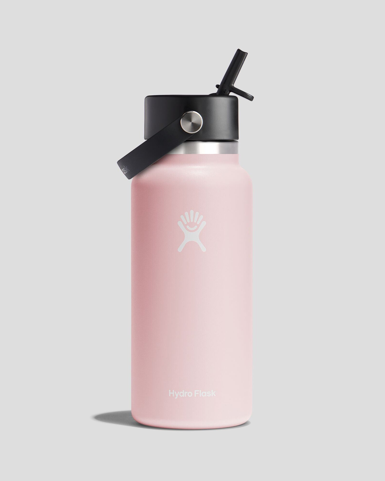 Hydro Flask Wide Mouth Straw Lid Water Bottle 946ml (32oz) - Insulated Stainless Steel Vacuum Flask for Hot & Cold Drinks - Perfect for Hiking, Camping, Gym & Everyday Use - Trillium Color
