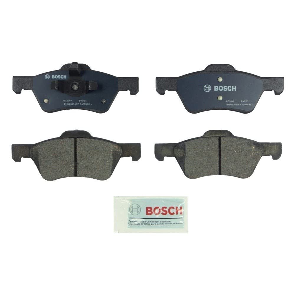 Bosch BC1047 Premium Disc Brake Pads - High Performance Brake Pads for Cars, Trucks & SUVs - Perfect for City Driving, Highway Commuting & Off-Road Adventures