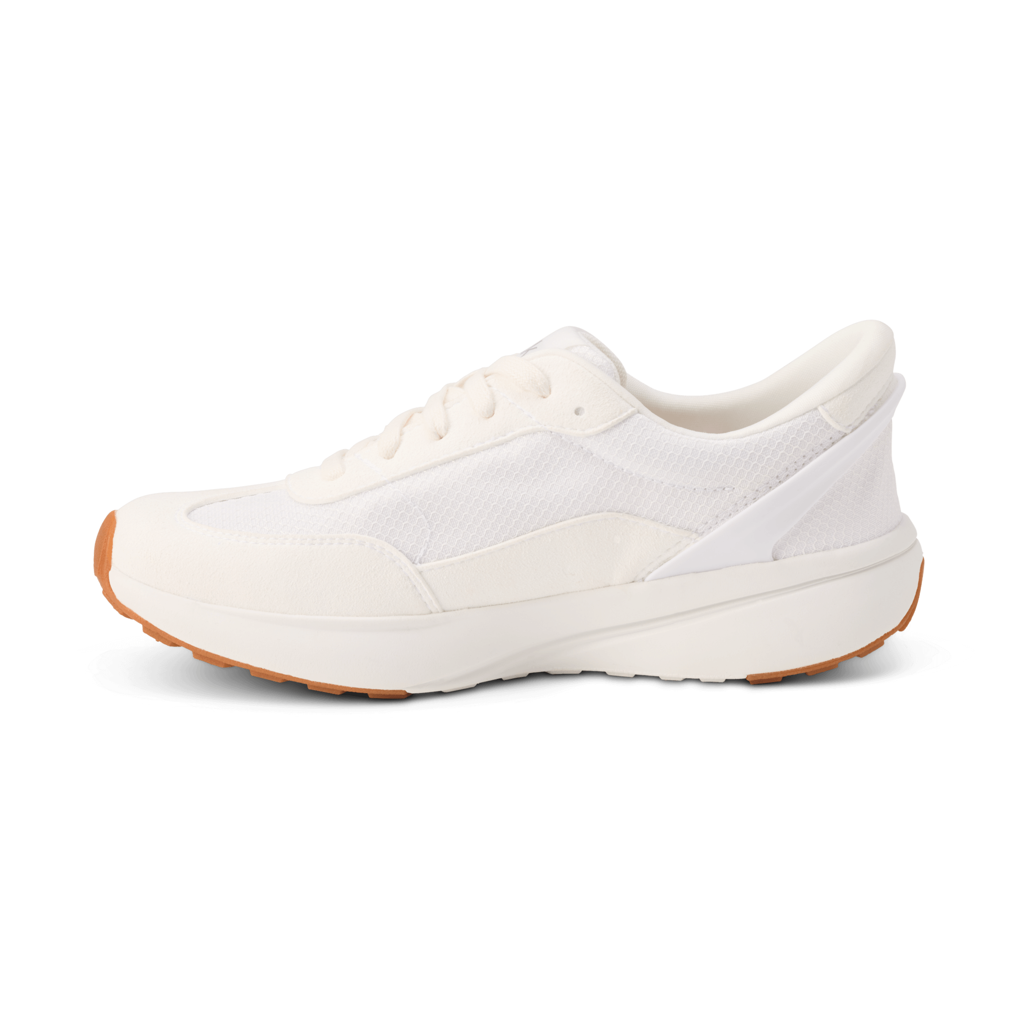 Women's Charlotte Bright White Sneakers - Comfortable Casual Walking Shoes for Everyday Wear, Gym & Travel