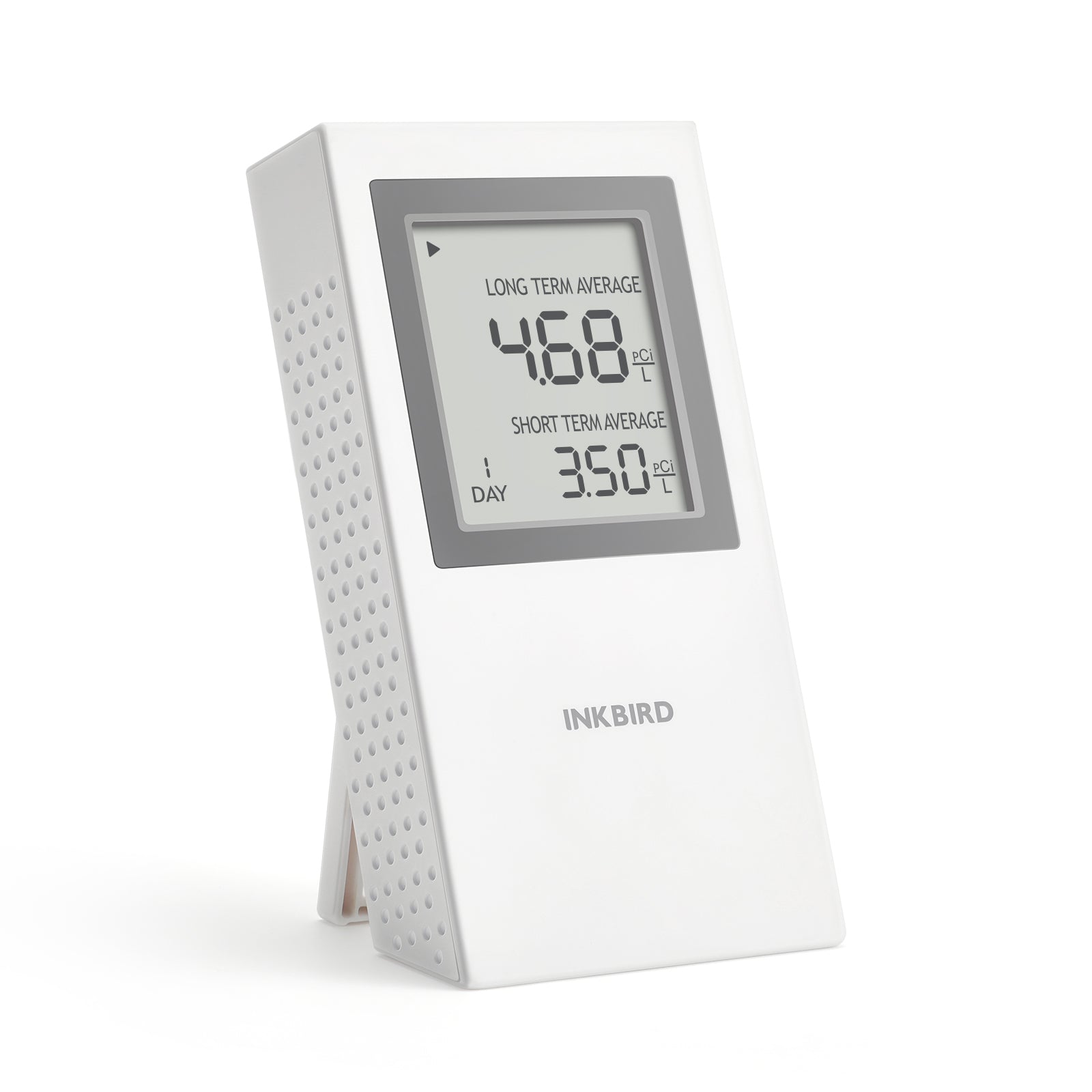 Radon Detector INK RD1 - Digital Radon Gas Monitor for Home & Office Safety - Continuous Air Quality Testing for Basements, Bedrooms & Workplaces