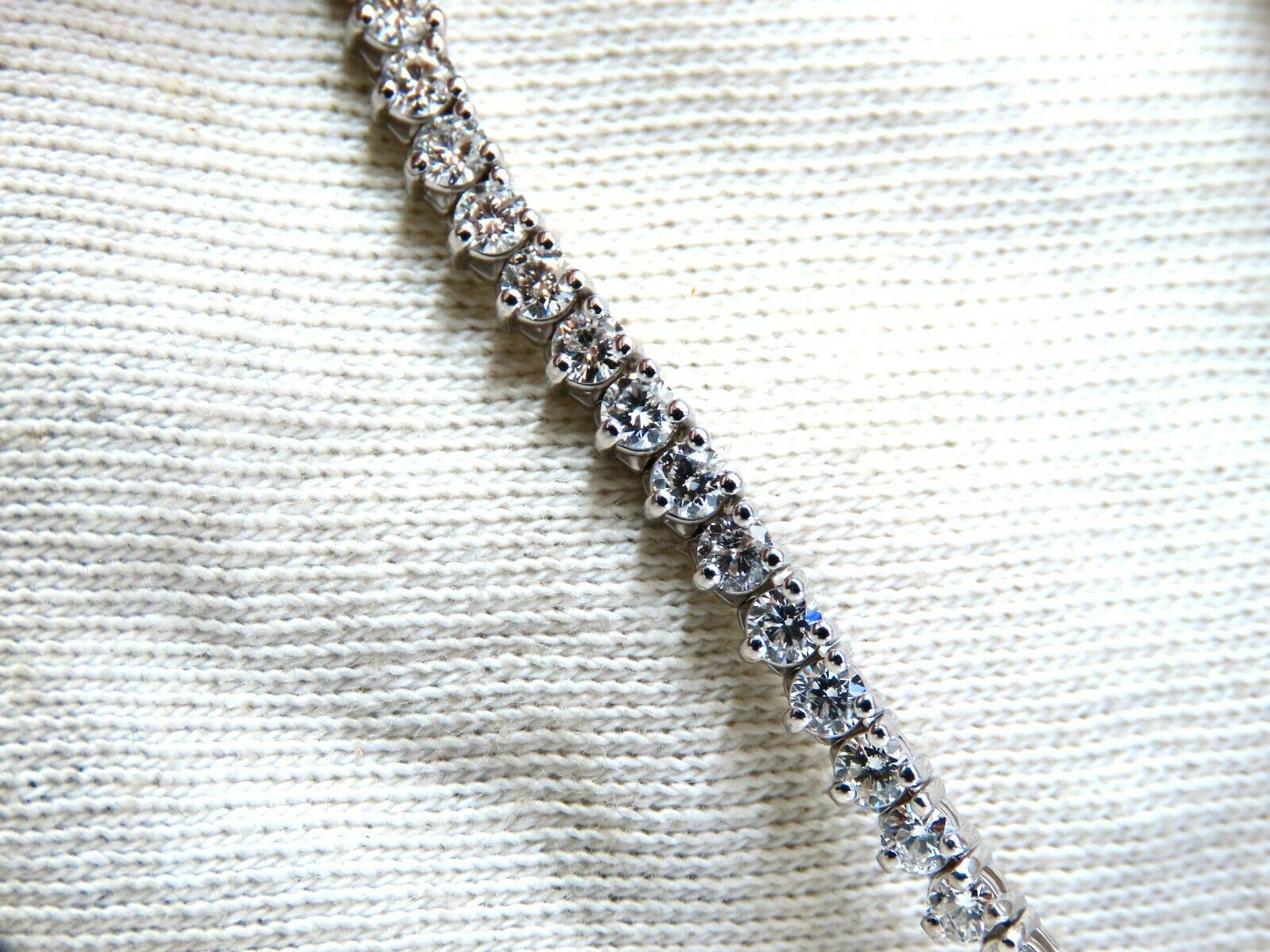20ct Natural Round Diamond Tennis Necklace in 14K Gold - Classic Riviera Eternity Jewelry for Women, Perfect for Weddings, Anniversaries & Special Occasions