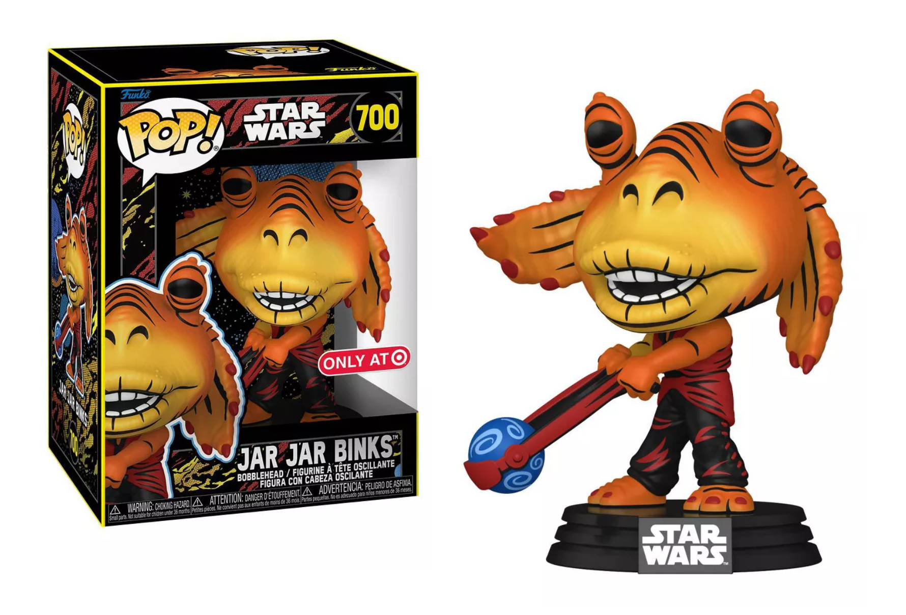 Star Wars The Phantom Menace Exclusive Pop! Vinyl Figure - Darth Maul Collectible for Fans & Gift Idea - Perfect for Display, Movie Nights & Star Wars Merchandise Collections