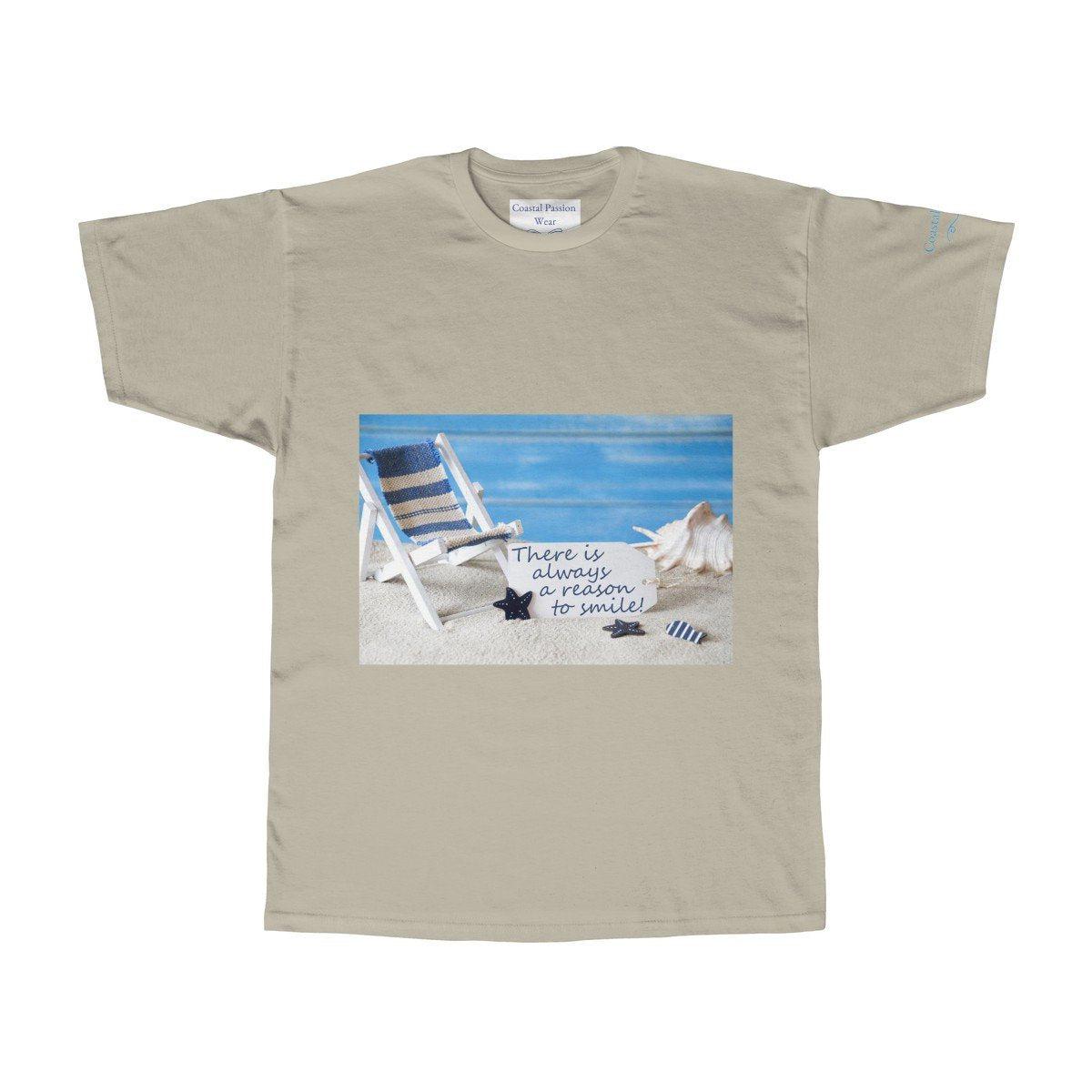 Reasons to Smile T-Shirt - Soft & Comfortable Cotton Tee for Men & Women - Perfect for Casual Wear, Gifts & Everyday Outfits