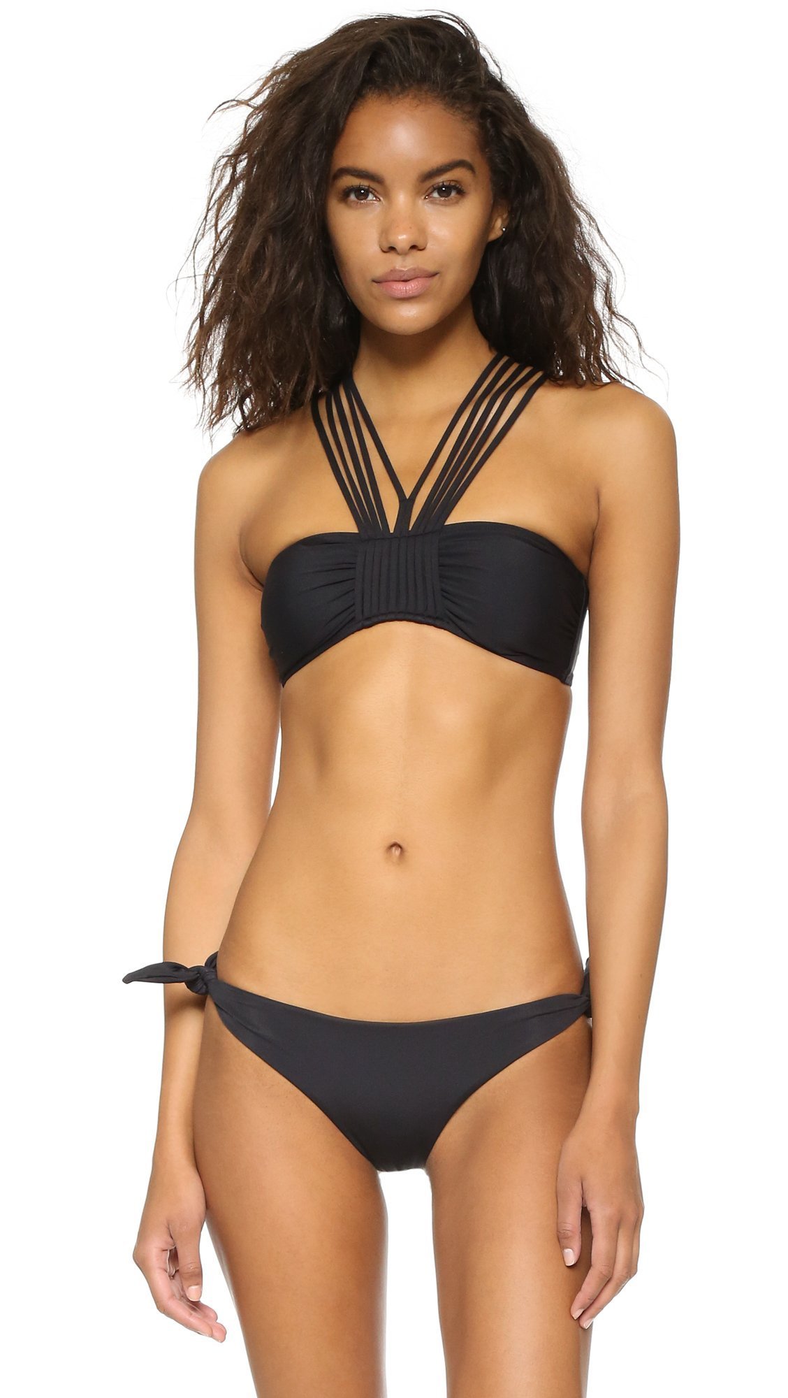 LSpace Women's You Animal You St Tropez Bikini Top - Sexy Black Bikini Bra for Women, Medium Size - Perfect for Beach Vacations, Pool Parties & Summer Getaways