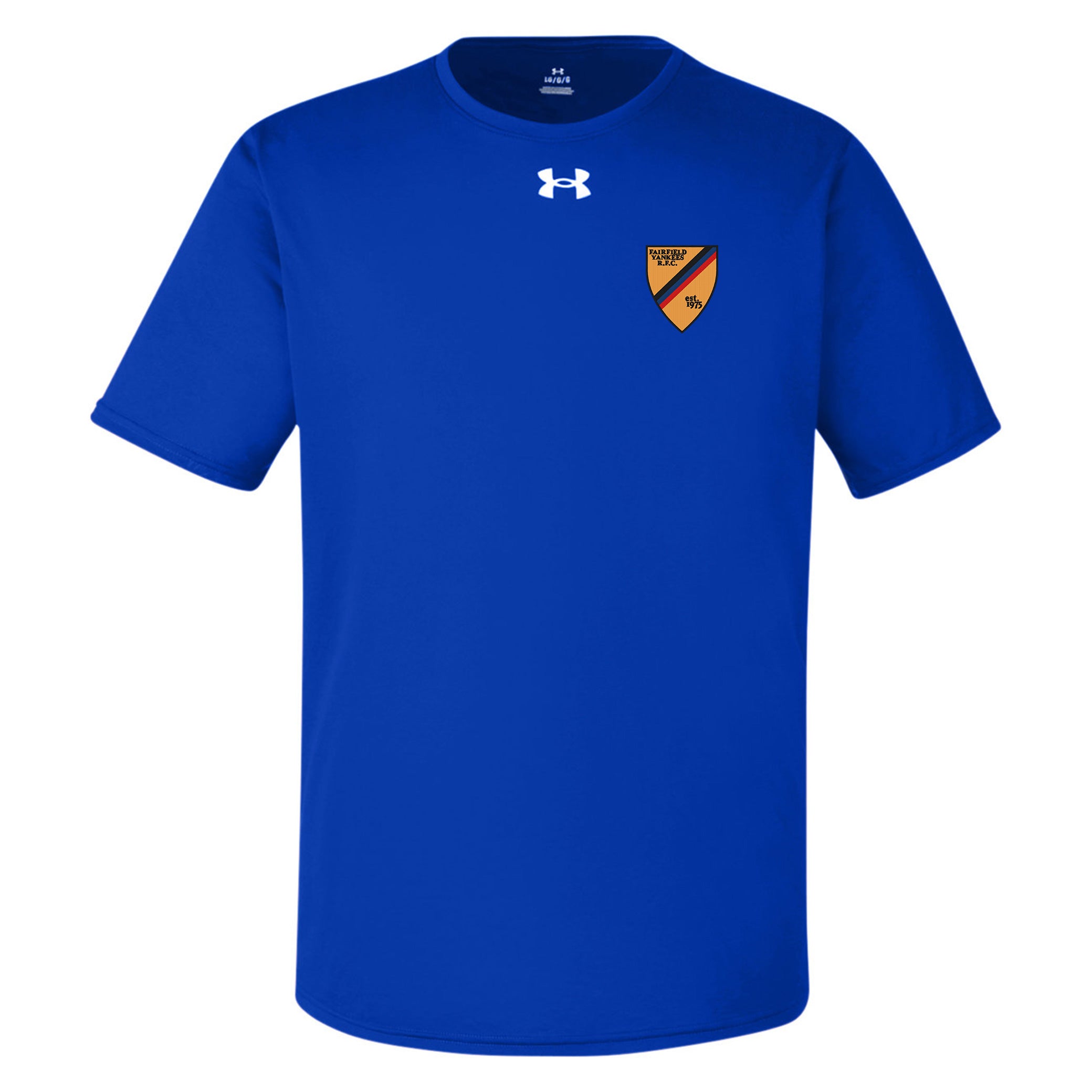 Fairfield Yankees RFC UA Team Tech T-Shirt - Moisture-Wicking Performance Shirt for Rugby & Training - Comfortable Athletic Wear for Men
